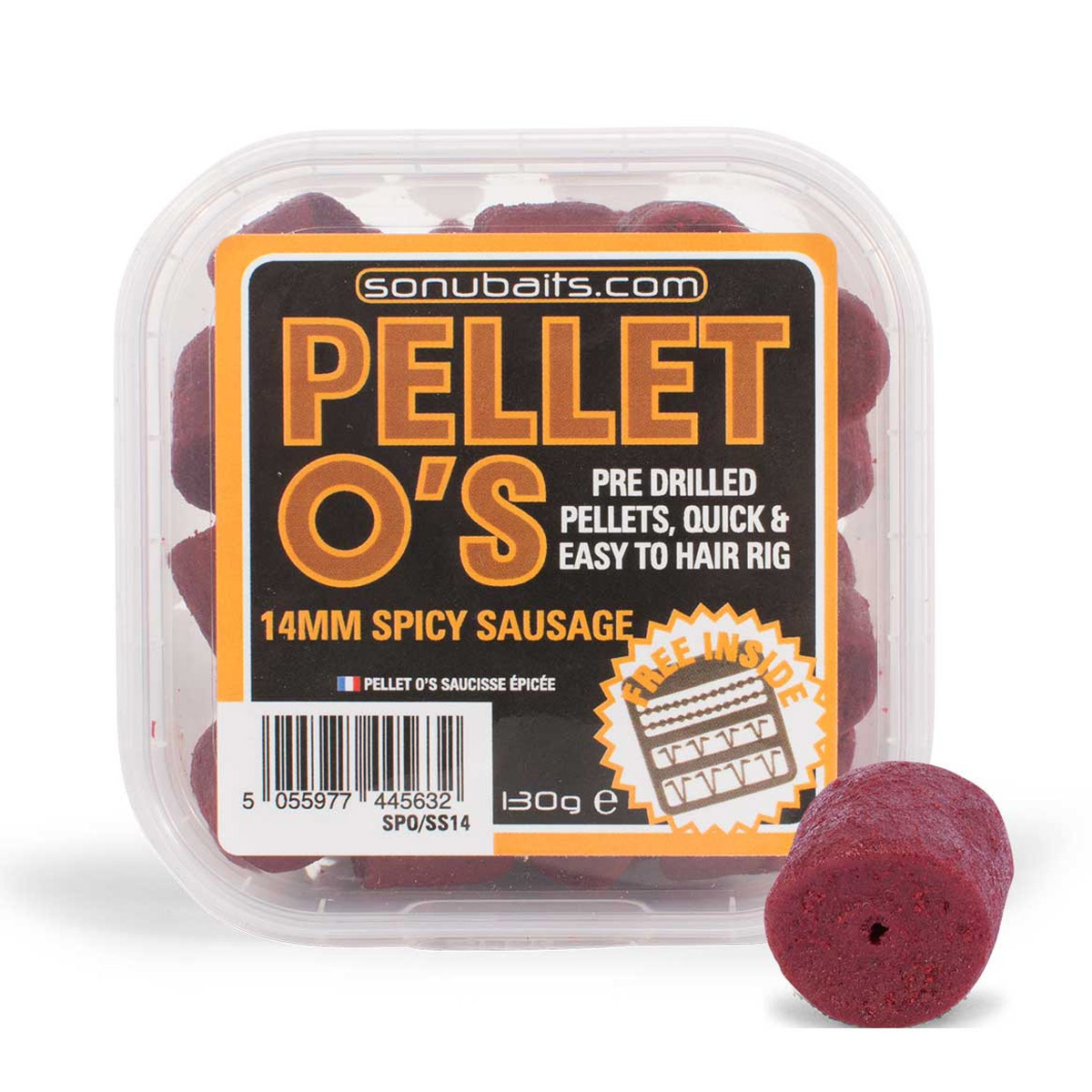 Sonubaits Pellet O'S Spicy Sausage -  14 mm