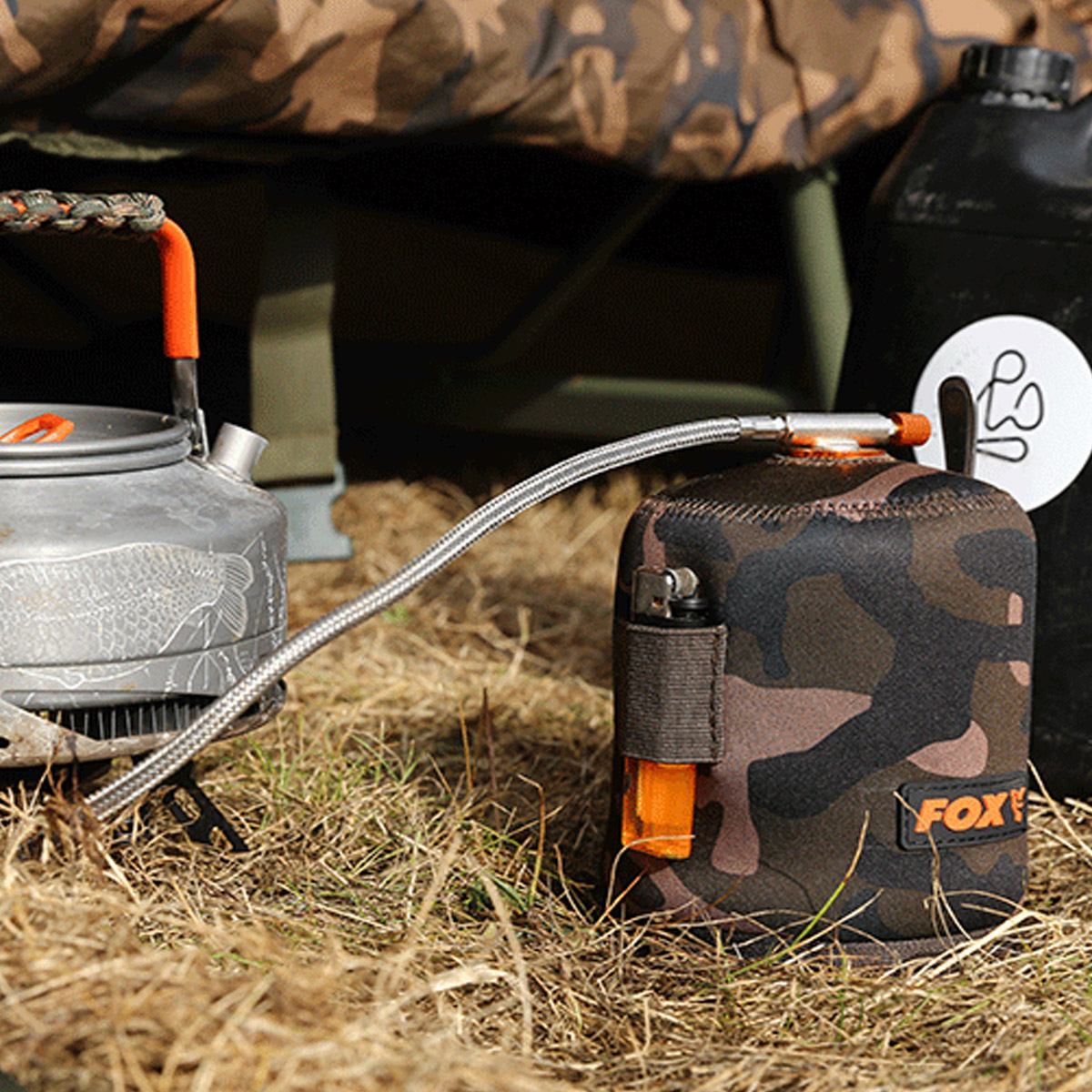 Fox Camo Neoprene Gas Cannister Cover