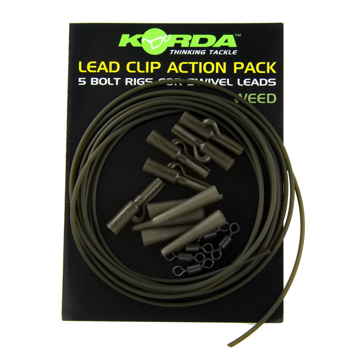Korda Lead Clip Action Pack -  Weed