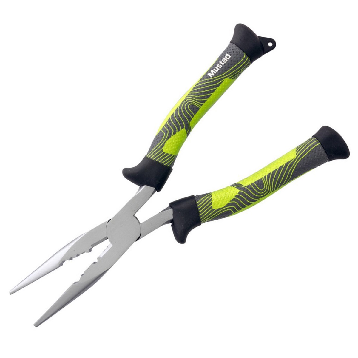 Mustad Green Straight Nose Plier 8" Mustad Green Straight Nose Plier 8"