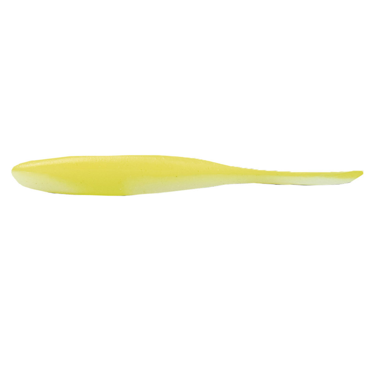 Keitech Shad Impact 4 Inch -  White Chartreuse