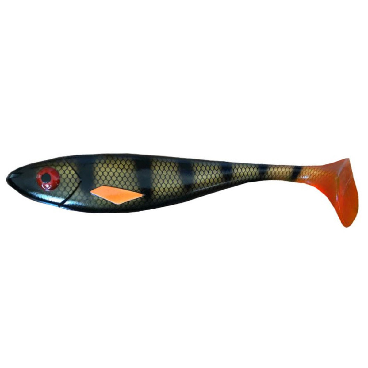 Gator Gum Shad 18 CM -  Black Perch