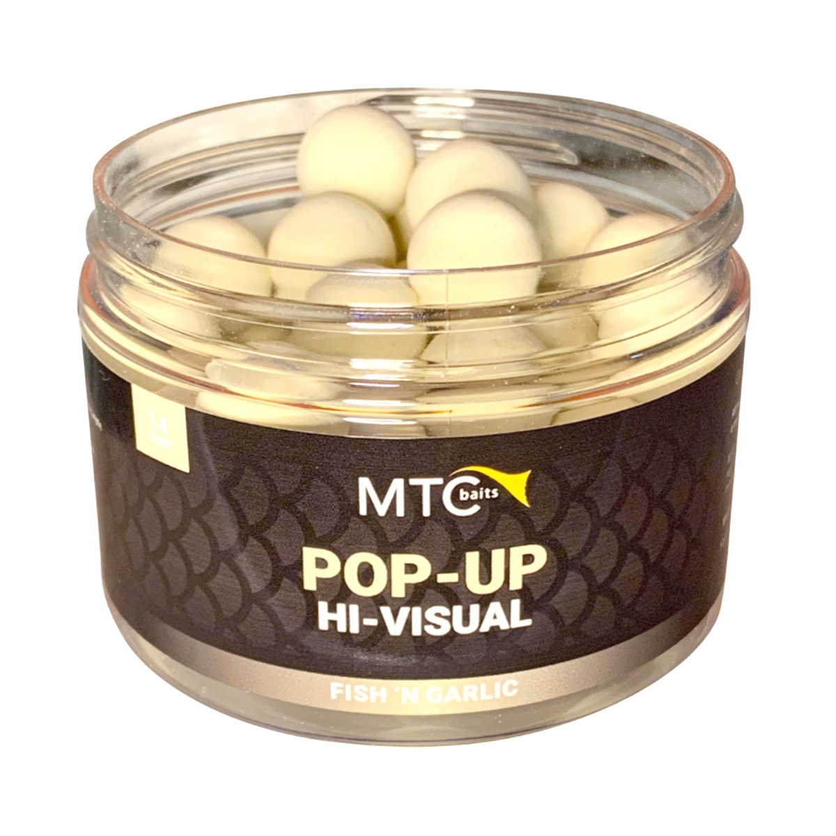 MTC Baits Pop-Up Hi-Visual Fish 'n Garlic 12 MM