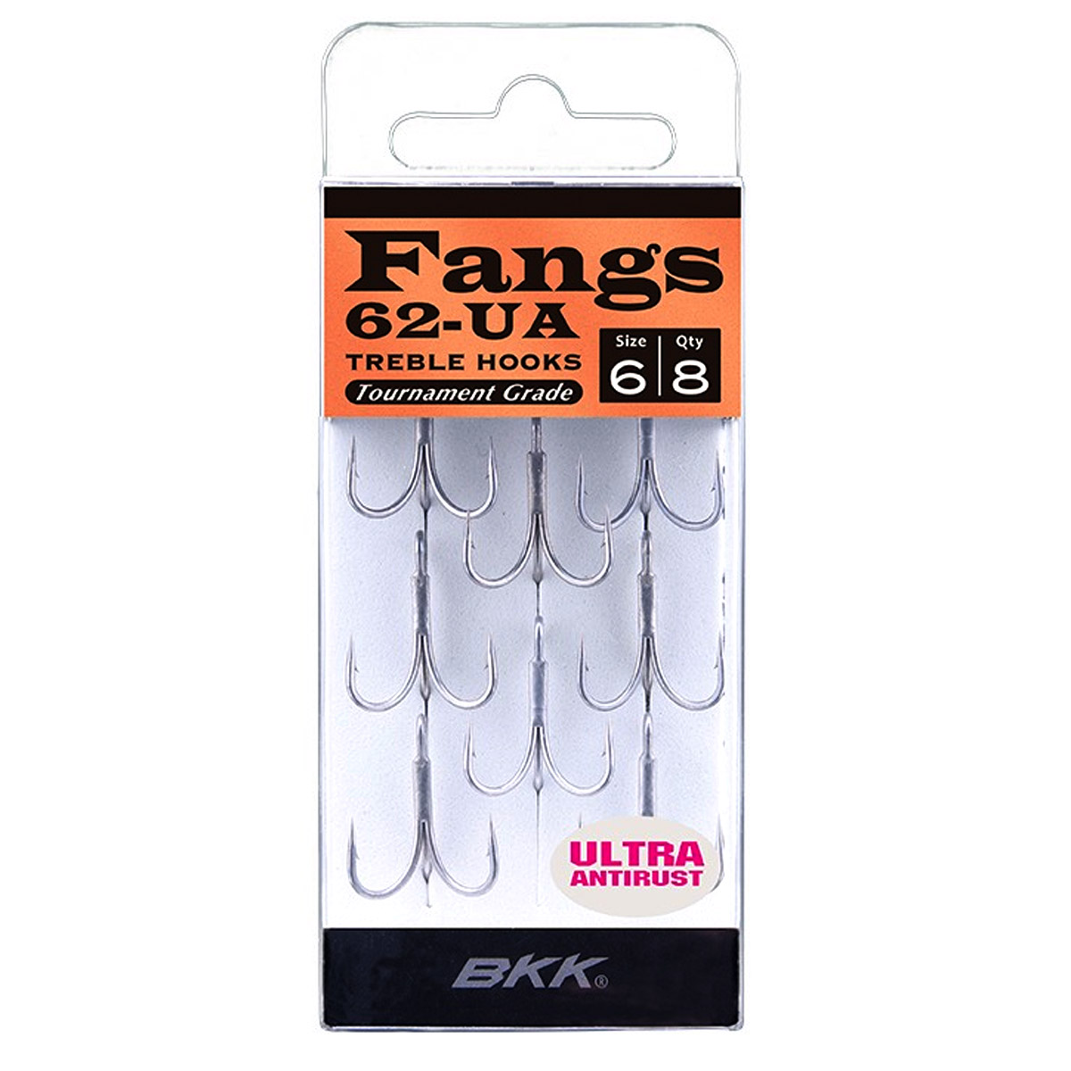 BKK Fangs-21 UA Treble Hooks