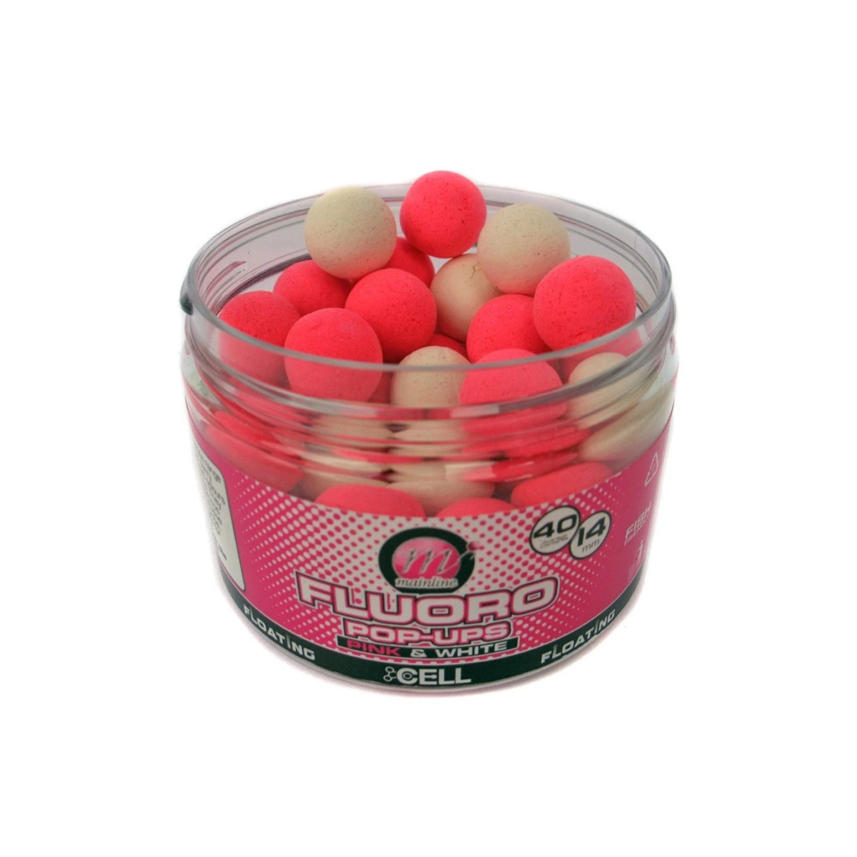 Mainline Bright Pink & White Pop-Ups Cell 14 MM 