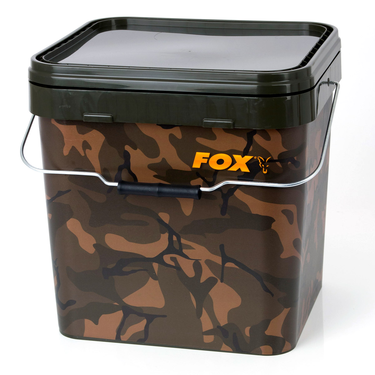 Fox Camo Square Carp Buckets -  17 liter