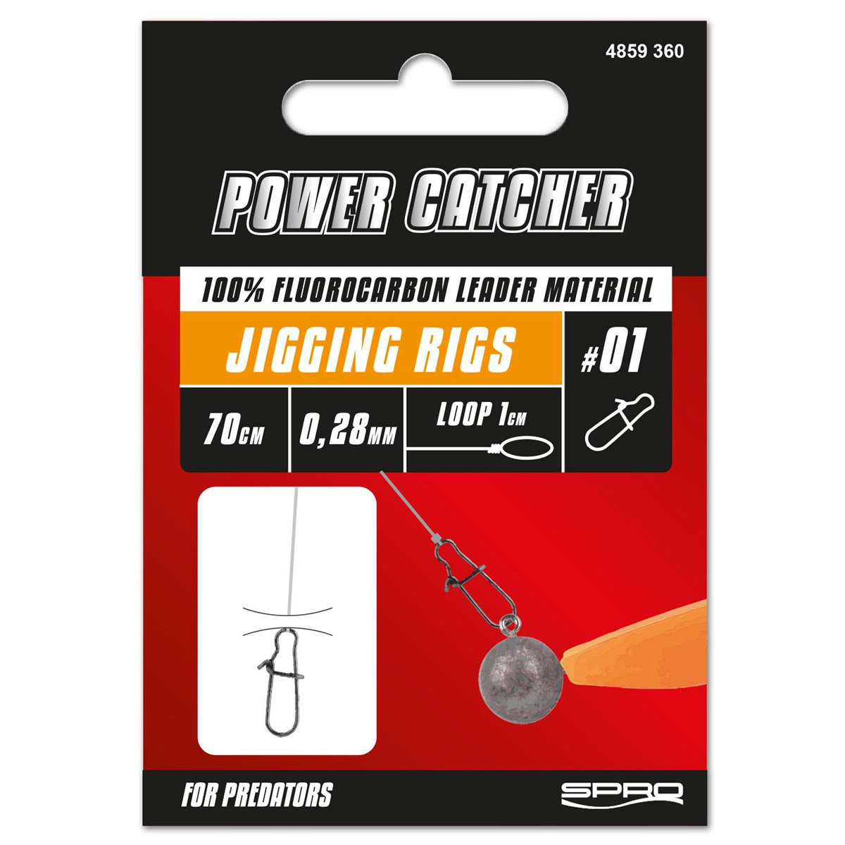 PowerCatcher Jigging Rig 70 CM