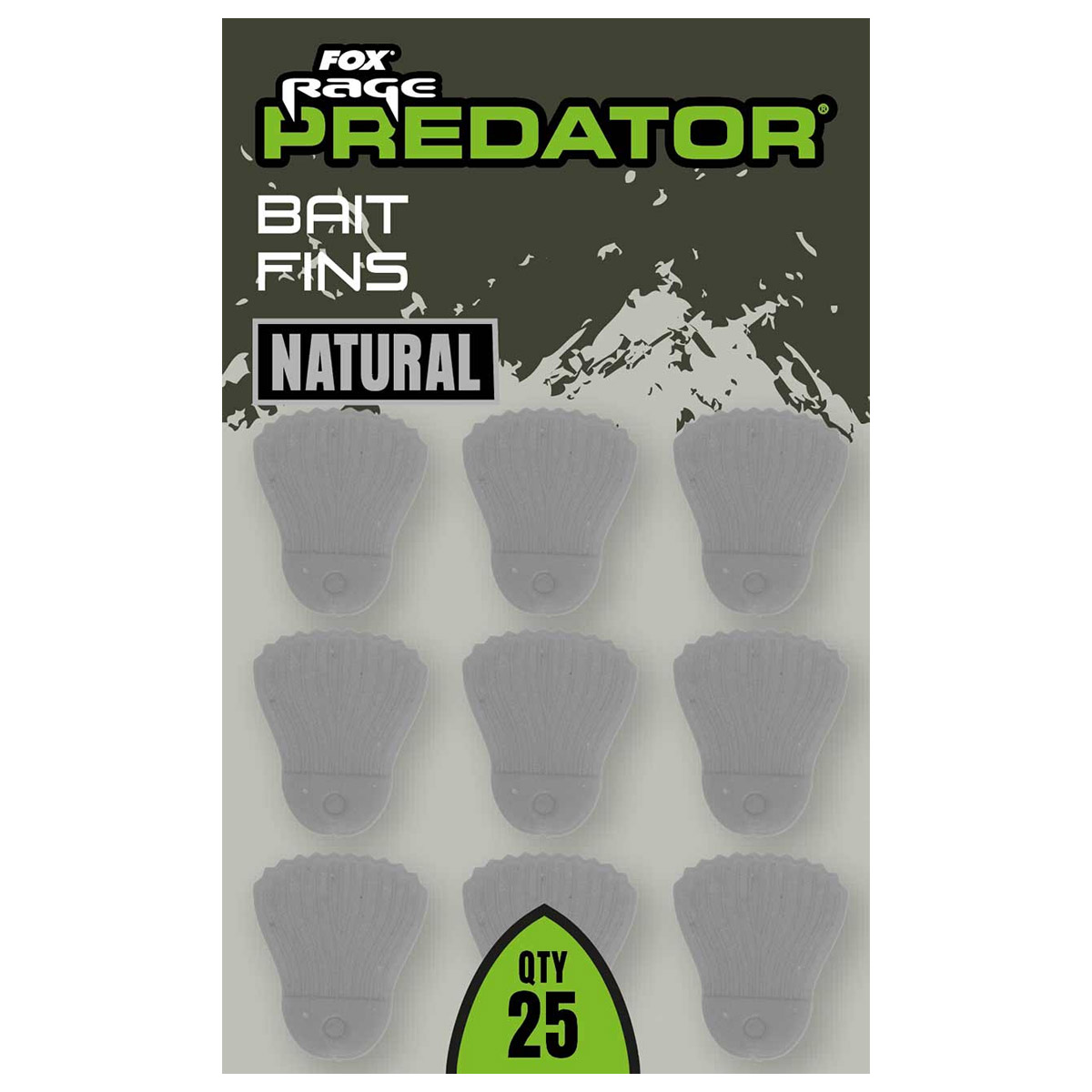 Fox Rage Predator Bait Fins - Natural