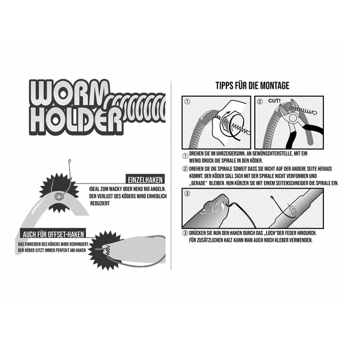 Decoy Worm Holder Spring Type