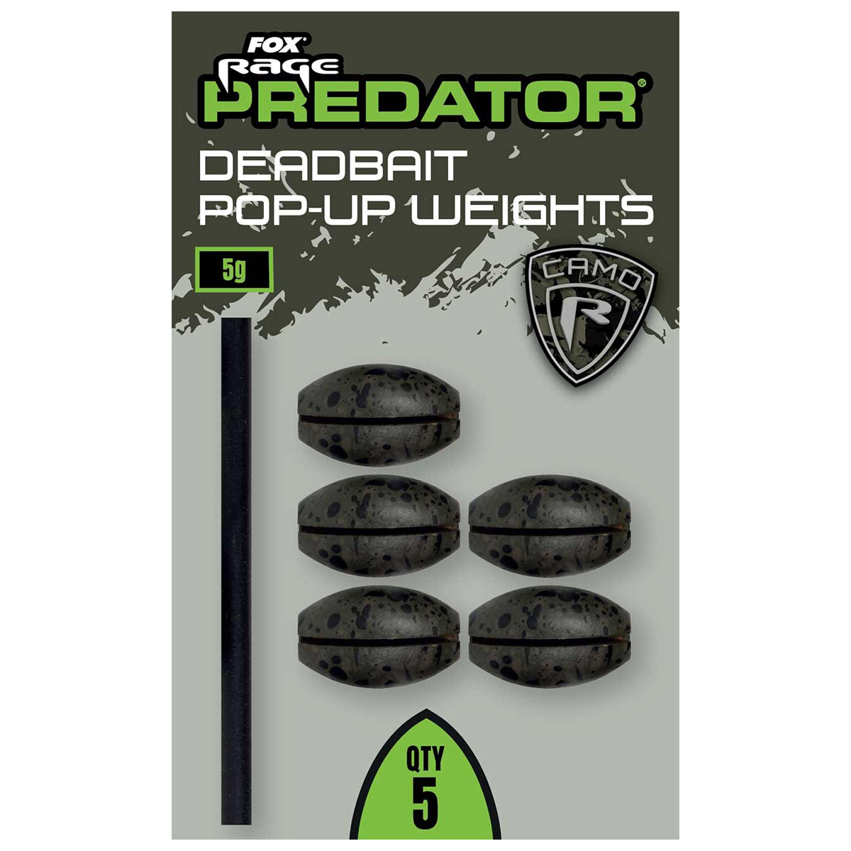 Fox Rage Predator Camo Deadbait Pop-Up Weights