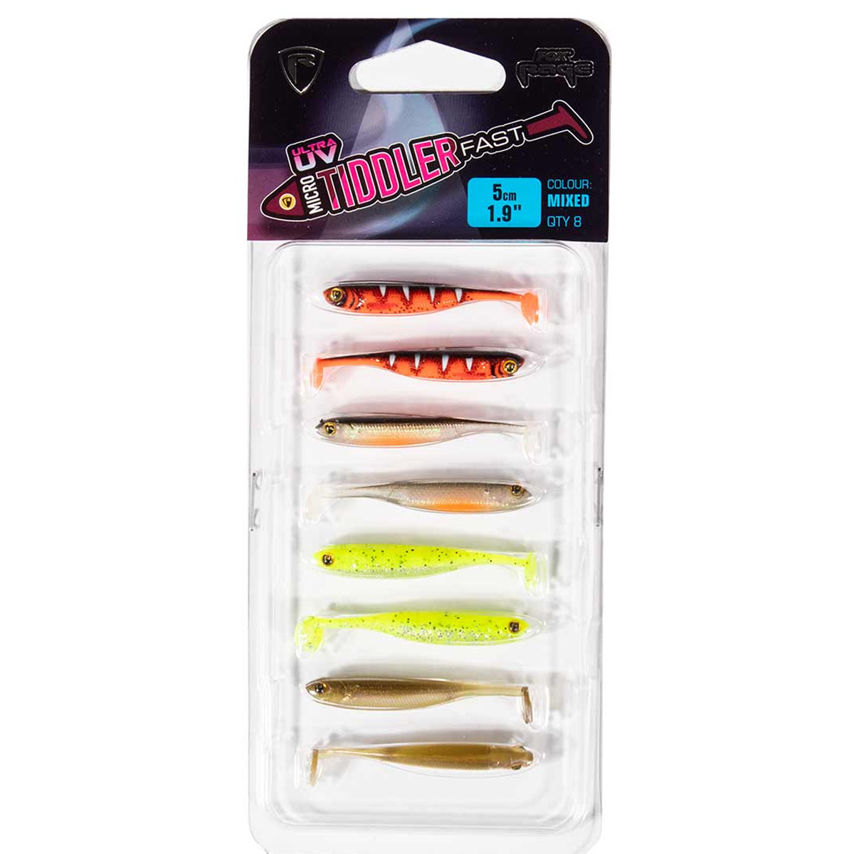Fox Rage Micro Tiddler Fast 5cm Mixed Colour Pack