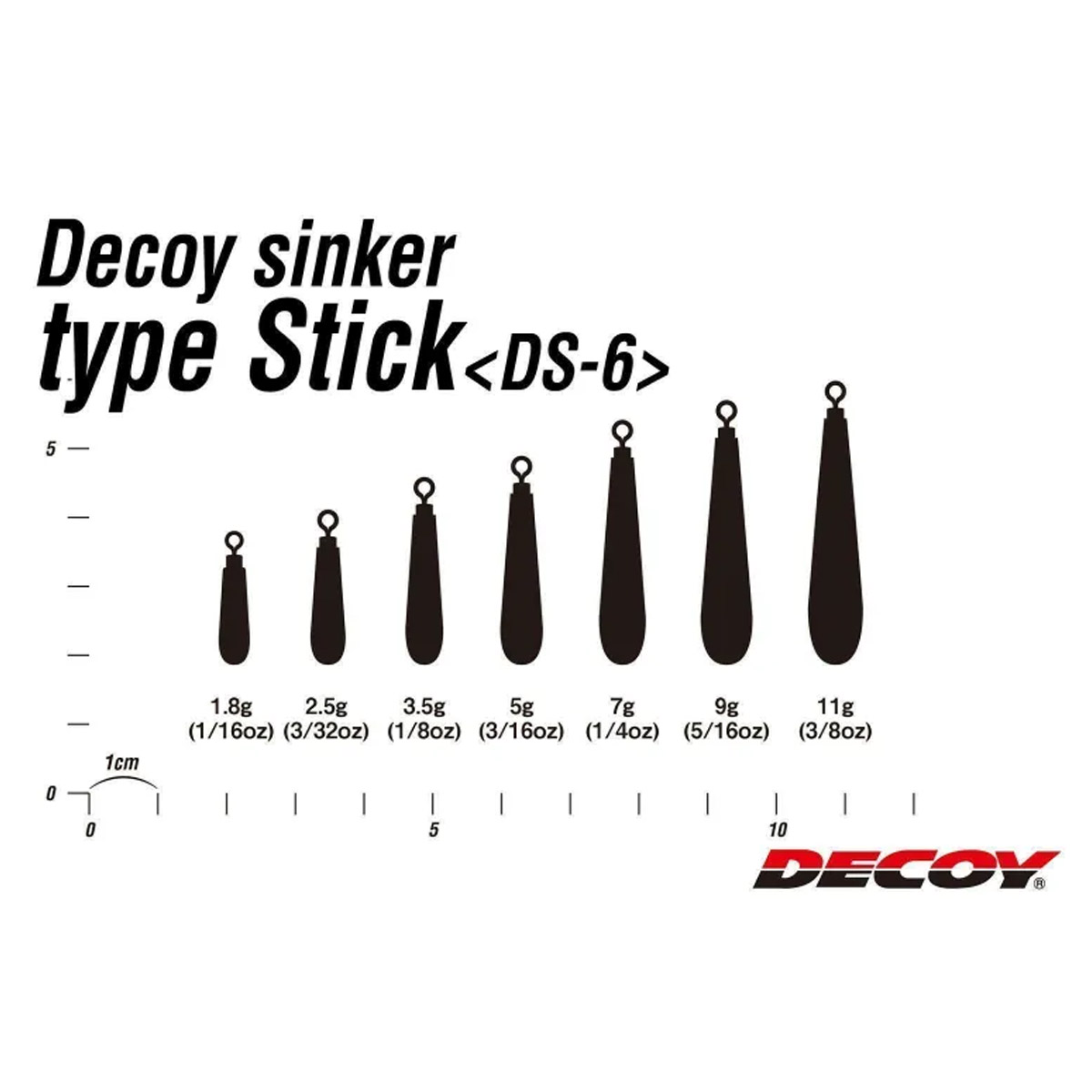 Decoy Sinker Type Stick DS-6