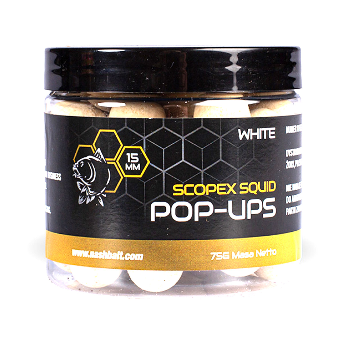 Nash Bait Scopex Squid Pop-Ups White