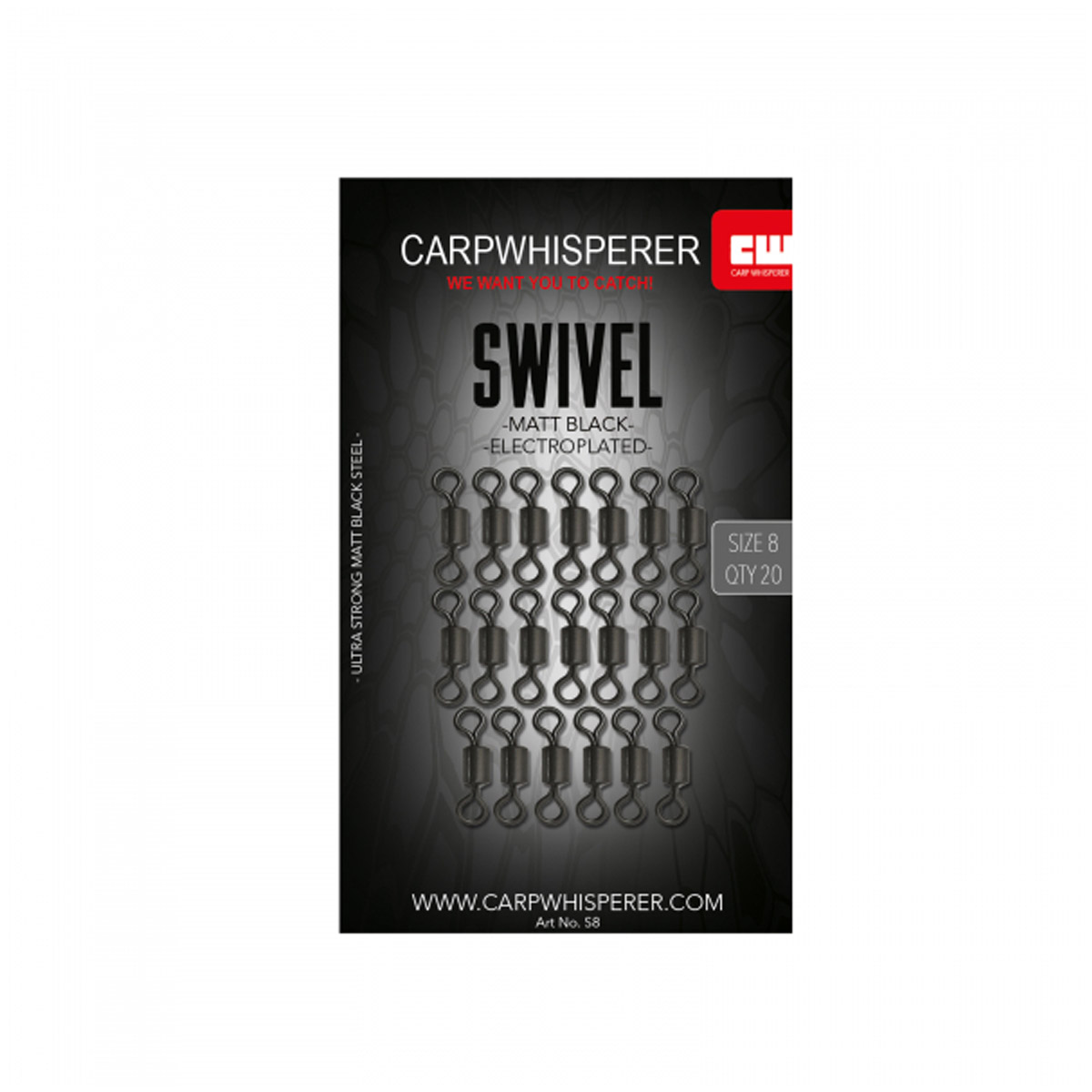 Carp Whisperer - Swivel Size 8