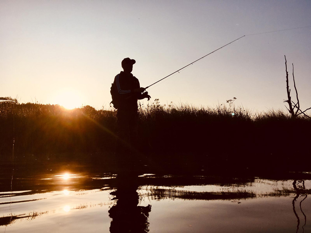Werpend vissen op snoek is een actieve manier van snoekvissen Werpend vissen op snoek is een actieve manier van snoekvissen