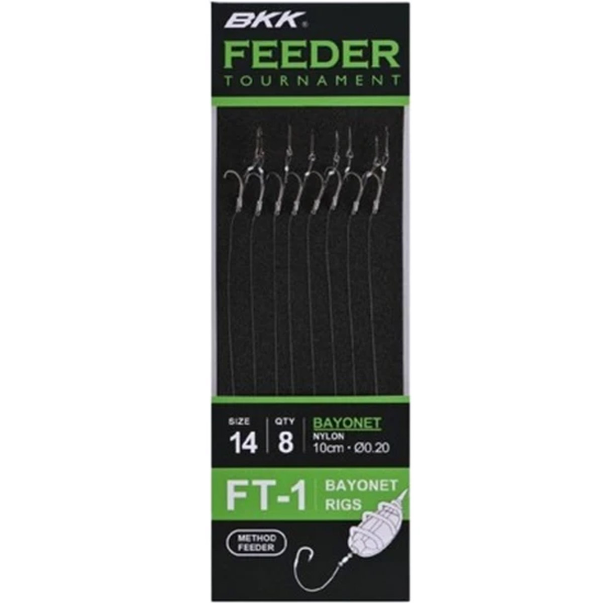 BKK Feeder Tournament FT-1 Bayonet Rigs Braid