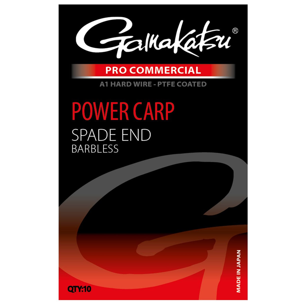 Gamakatsu Pro Commercial Power Carp A1 Spade End Barbless