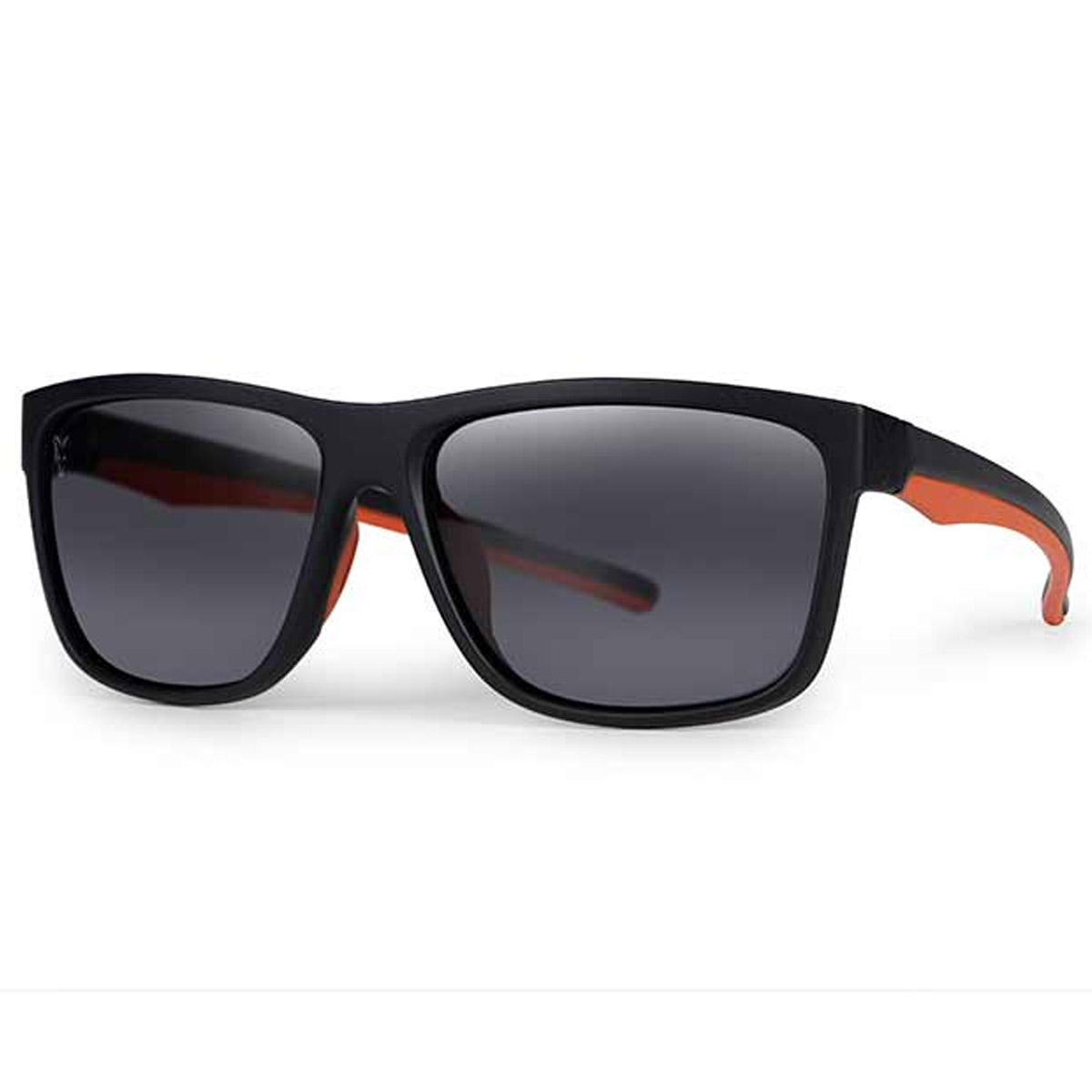 Fox Collection Black & Orange Shades - Grey Lens