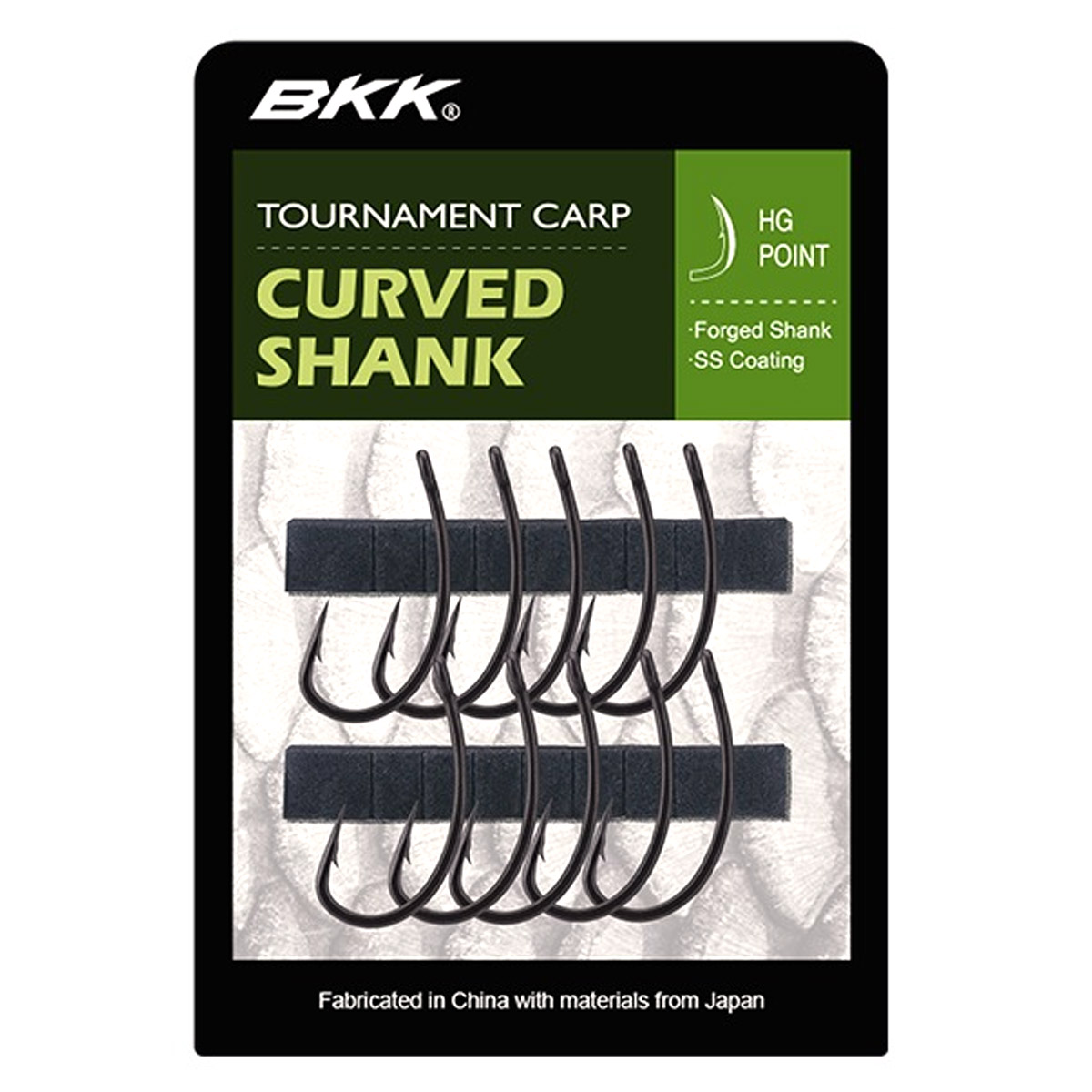 BKK Tournament Carp Curved Shank Hooks