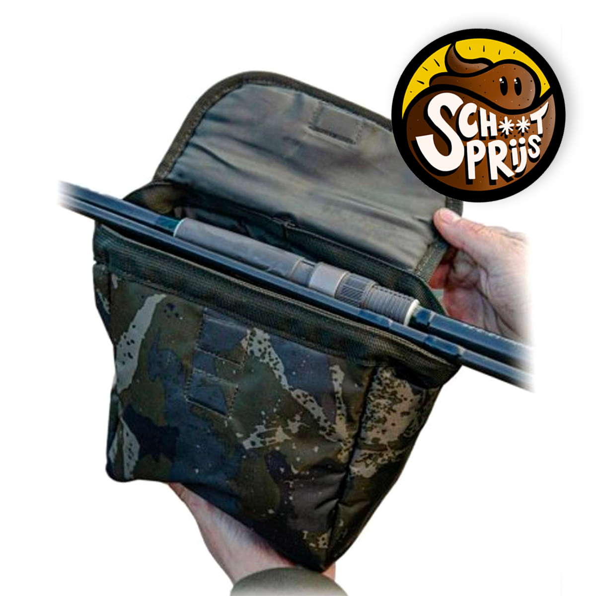 Solar Undercover Camo Padded Reel Pouch