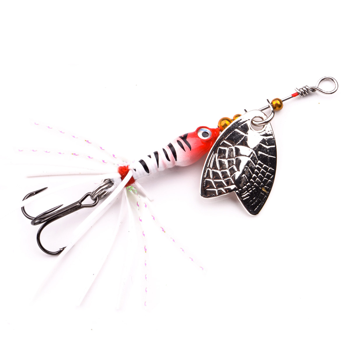 Spro Larva Mayfly Micro Spinner Treble Hook -  Red Head