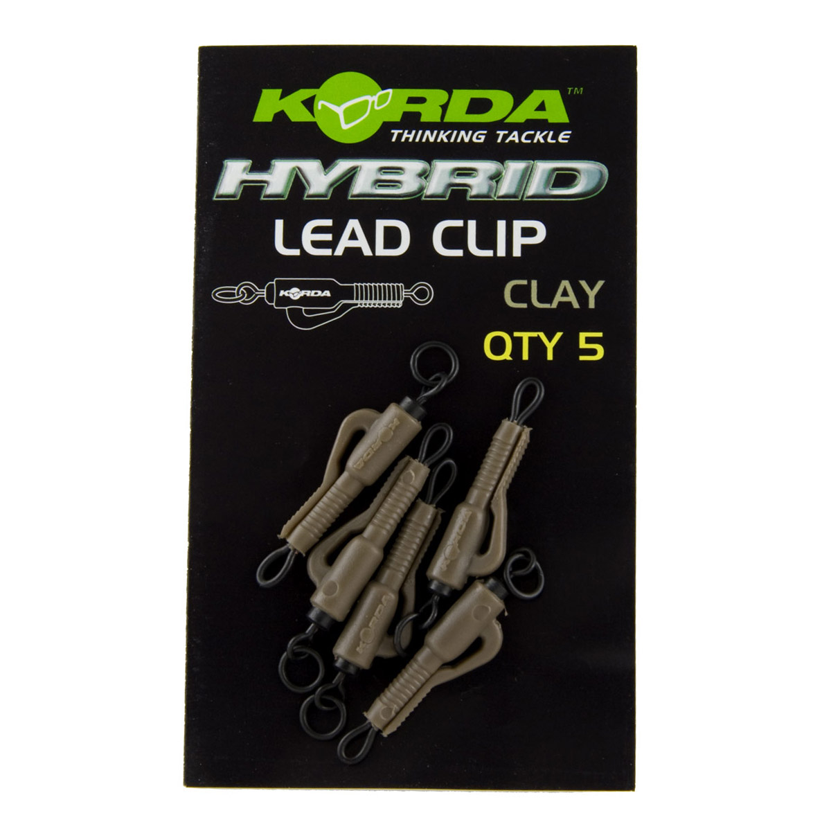 Korda Hybrid Lead Clip -  Clay