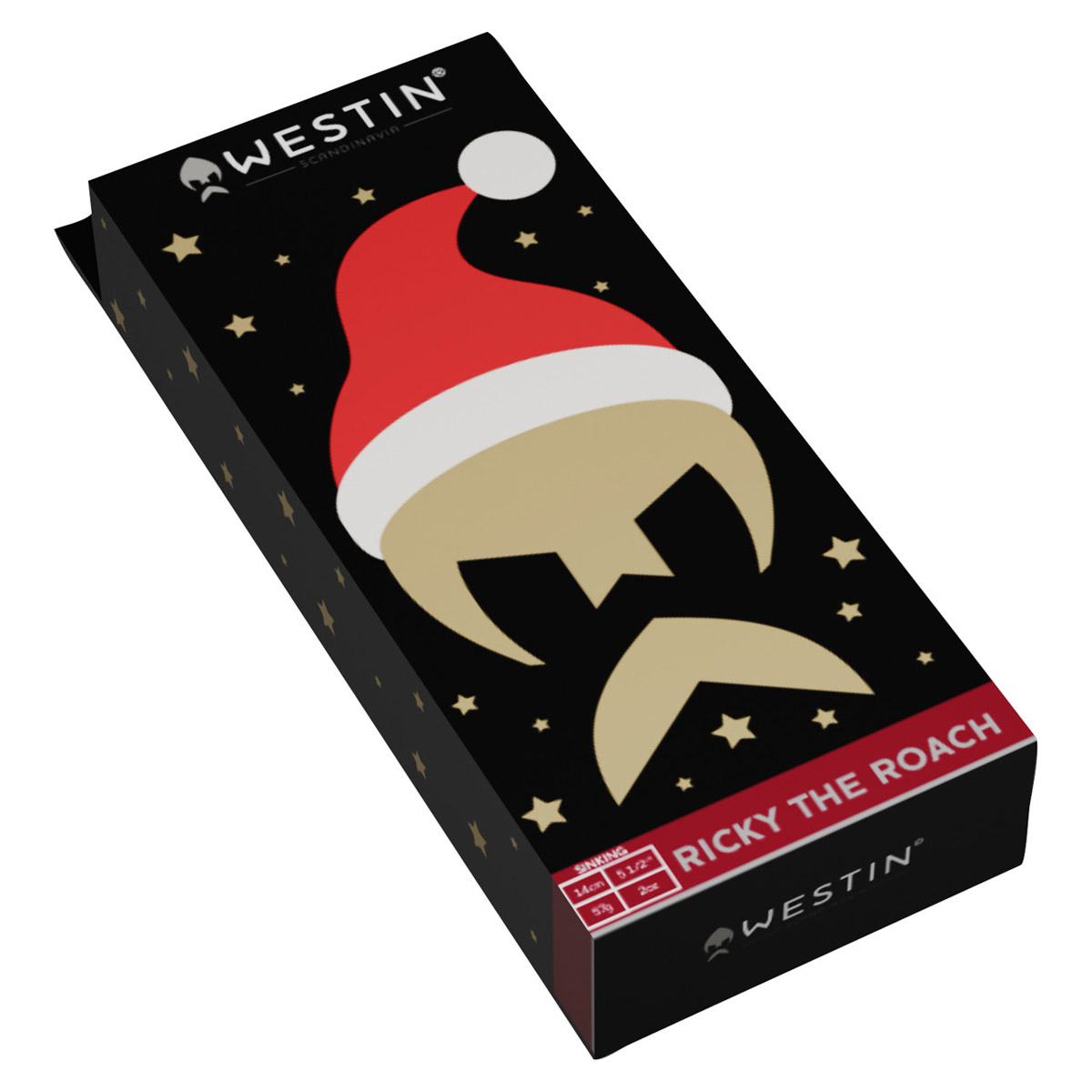 Westin Ricky The Roach Shadtail R 'N R 14 CM Christmas Edition Westin Ricky The Roach Shadtail R 'N R 14 CM Christmas Edition