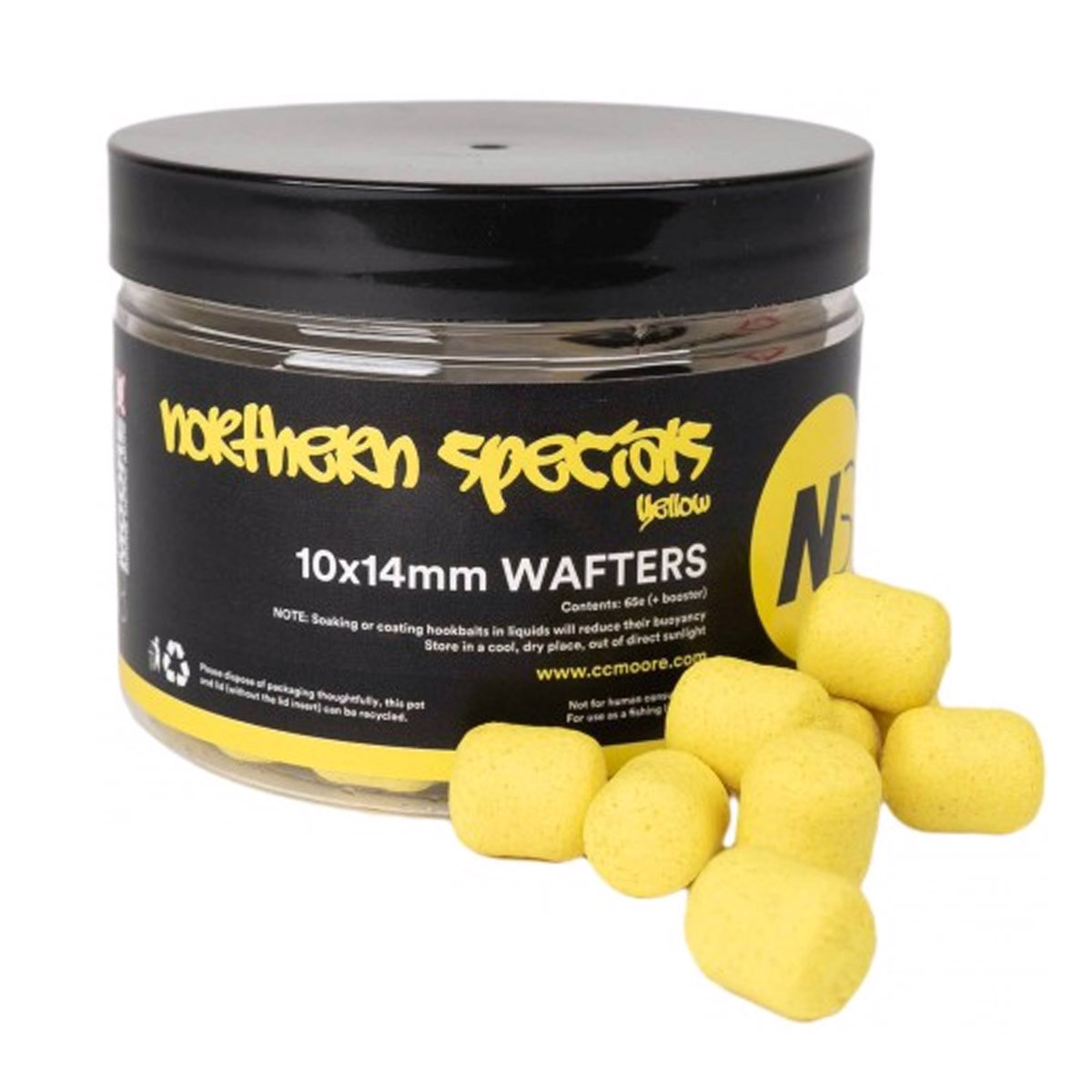 Cc Moore NS1 Dumbell Wafters Yellow 10x14mm