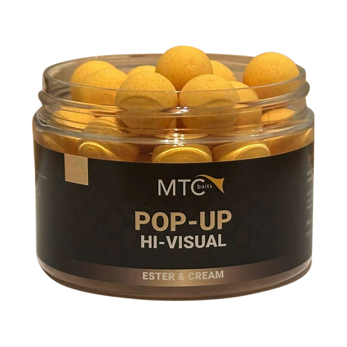 MTC Baits Pop-Up Hi-Visual Ester & Cream 12 MM