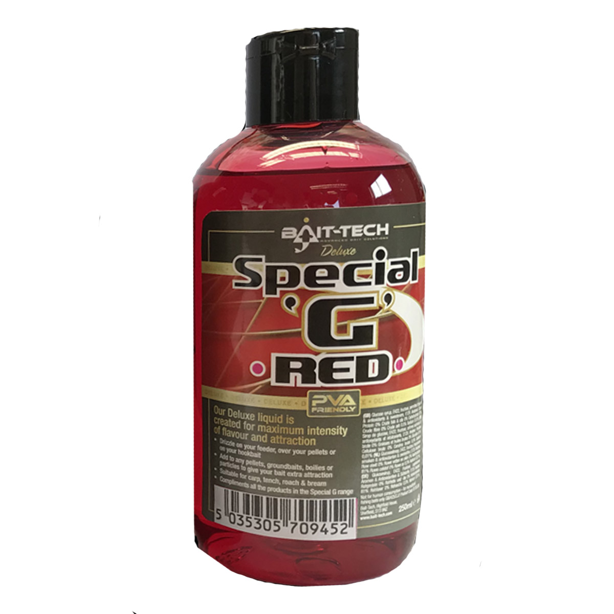 Bait-Tech Deluxe Liquid Special G Red 250 ML