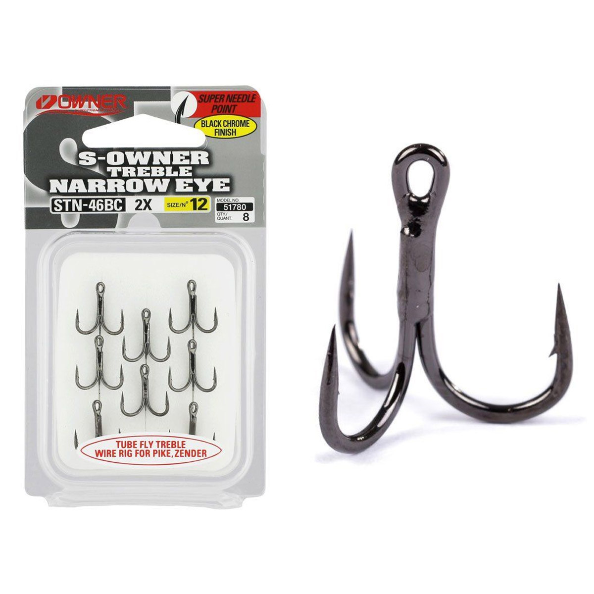 Owner STN-46BC Treble Hook