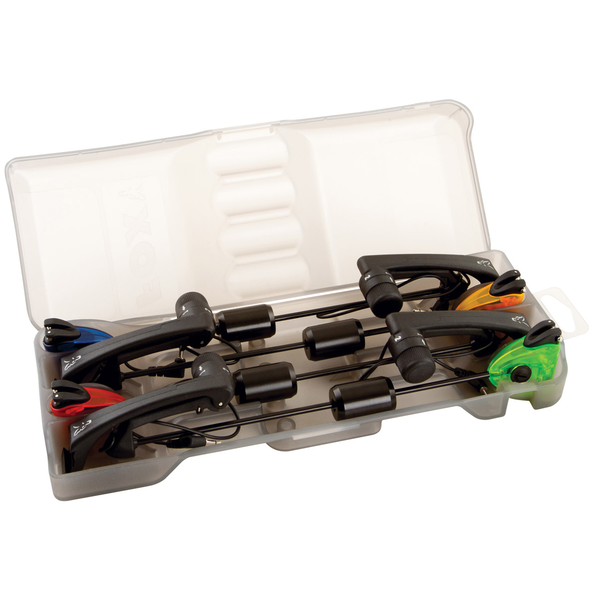 Fox MK2 Illuminated Swinger 4 Rod Presentation Set  Fox MK2 Illuminated Swinger 4 Rod Presentation Set