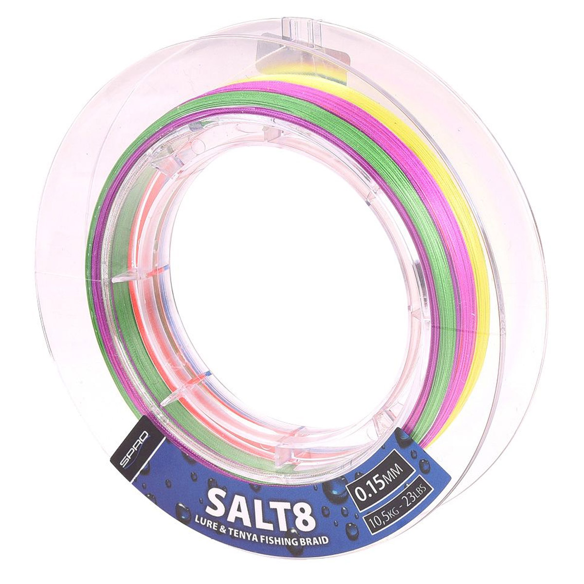 Spro Spex8 Multi-Color Salt 150 Meter -  0.12 mm -  0.15 mm -  0.21 mm -  0.18 mm -  0.24 mm