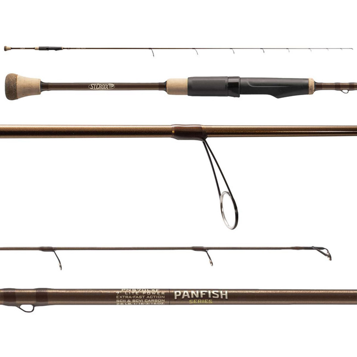 St Croix Panfish Series 70LXF 2,10M 1,75-5,25 Gram