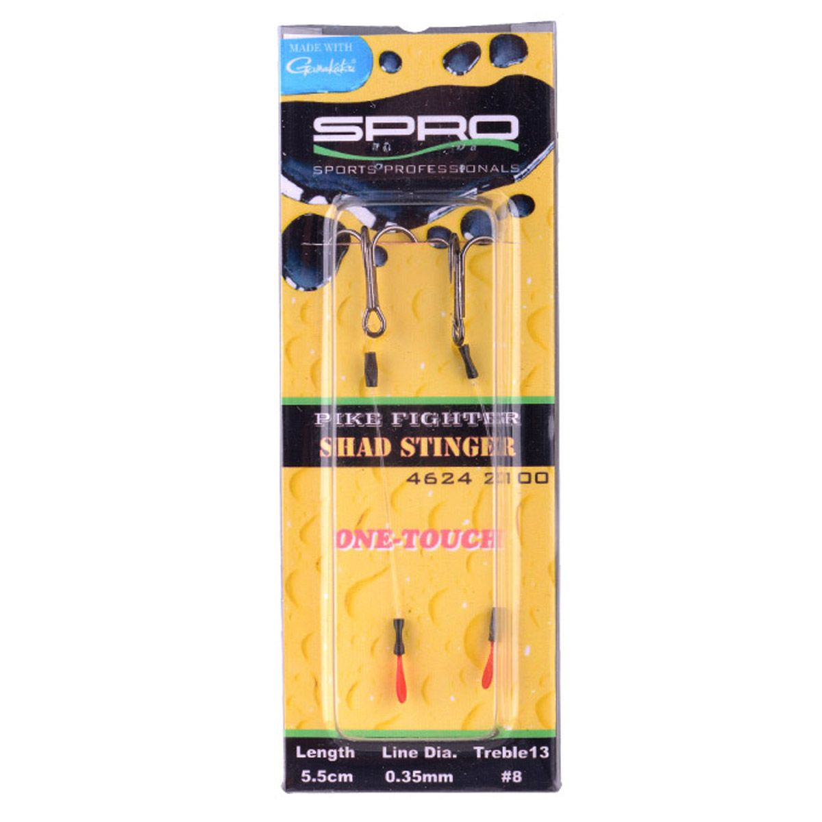 Spro Pike Fighter One-Touch Fine Stinger -  Lengte 3,5 cm Haak 10 -  Lengte 5,5 cm Haak 10 -  Lengte 3,5 cm Haak 8 -  Lengte 5,5 cm Haak 8 -  Lengte 4,5 cm Haak 8 -  Lengte 4,5 cm Haak 6