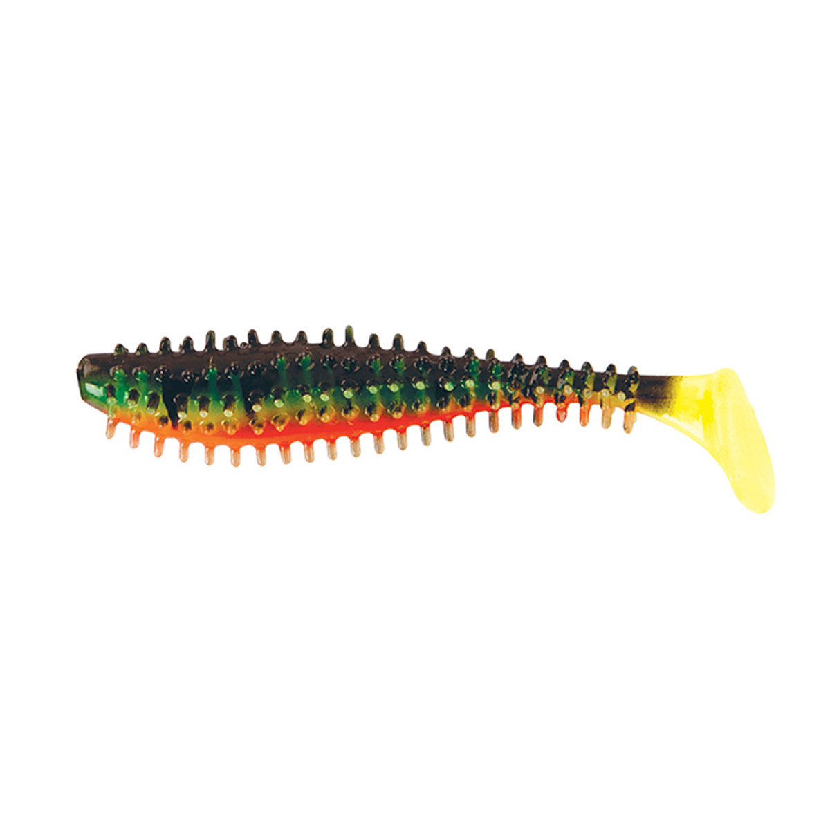 Fox Rage Spikey Shad 6 CM -  UV Firetiger