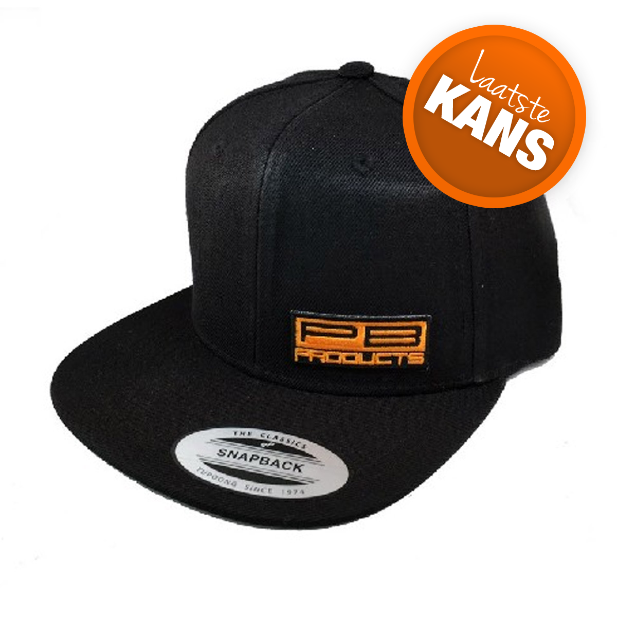 PB Products Snapback Cap Black