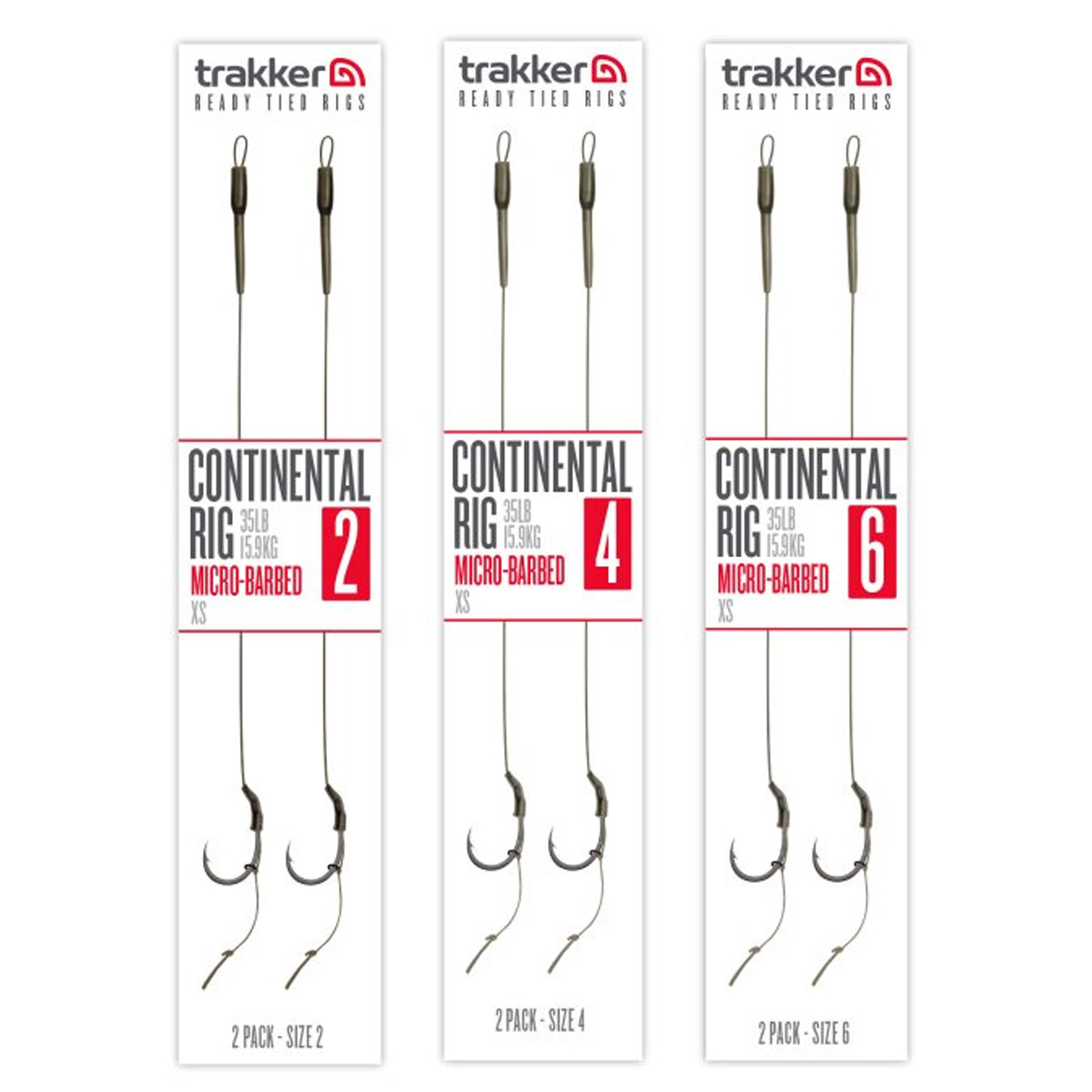 Trakker Continental Rigs - Barbed