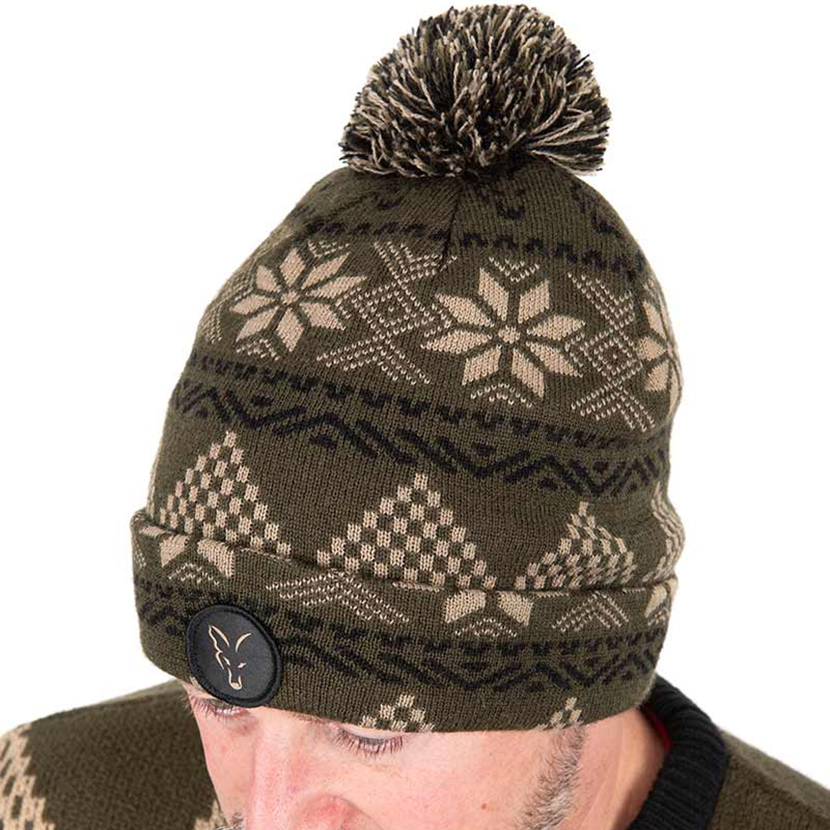 Fox Festive Bobble Hat