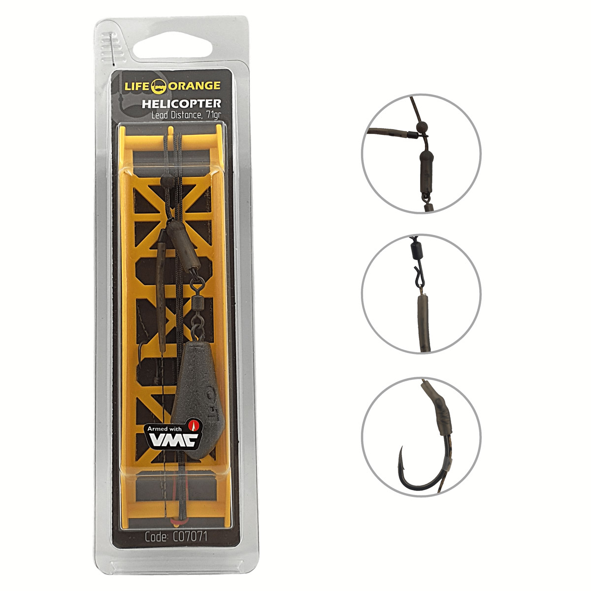 Life Orange Helicopter Distance Carp Rig Life Orange Helicopter Distance Carp Rig