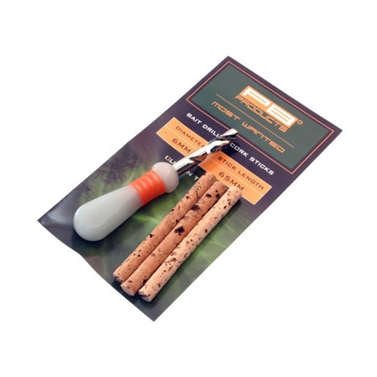 PB Bait Drill 6mm + cork sticks 3pcs