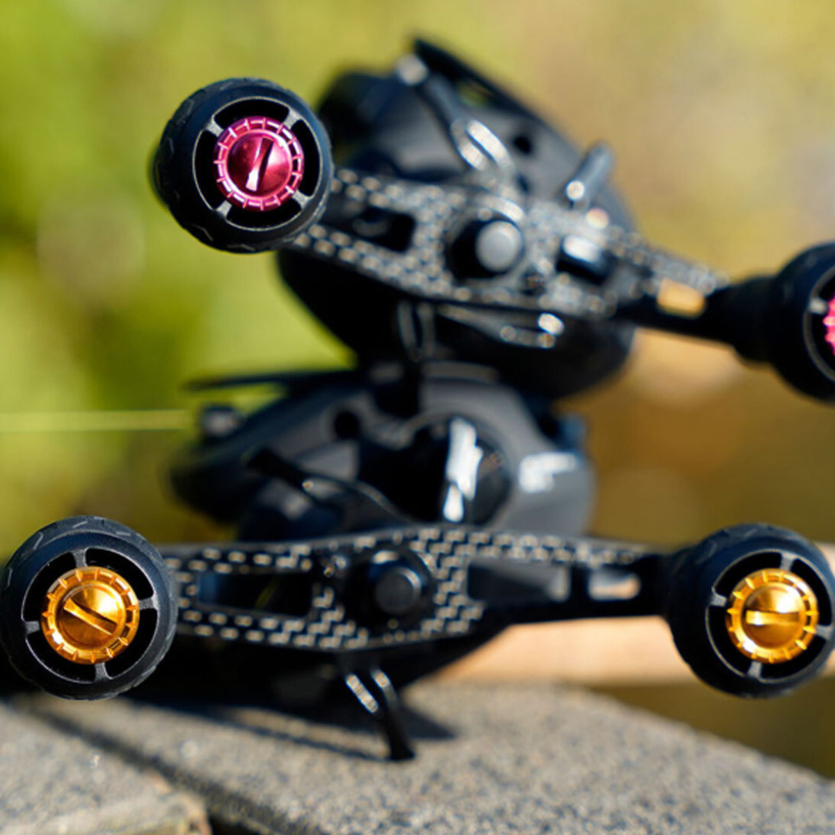 Spro JC Elite MG Extra High Gear - Orange Knob Cap