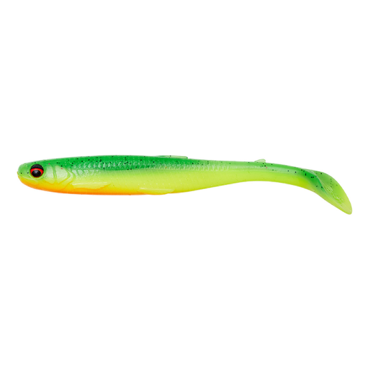 Savage Gear Slender Scoop Shad 9 CM -  Green Yellow