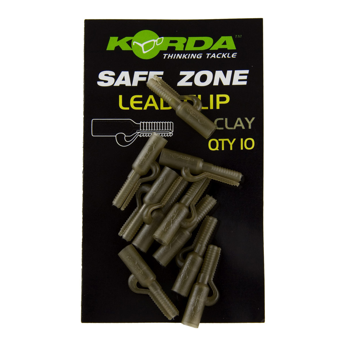 Korda Safe Zone Lead Clip -  Clay