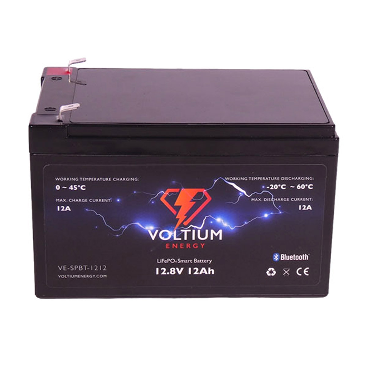 Voltium Energy® LifePO4 Battery 12,8V 12 Ah