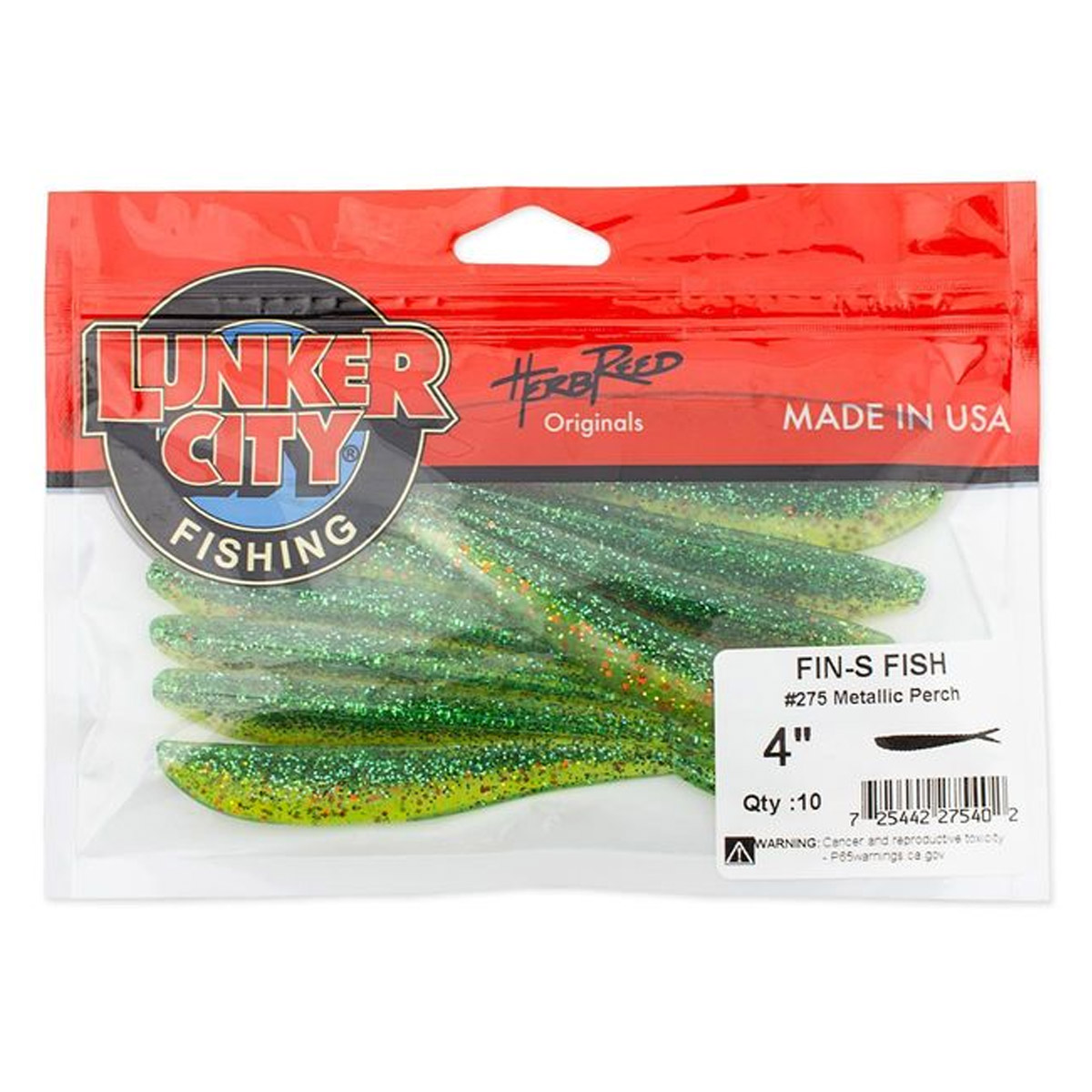 Lunker City Fin-S Fish 4 Inch Tail Colors 