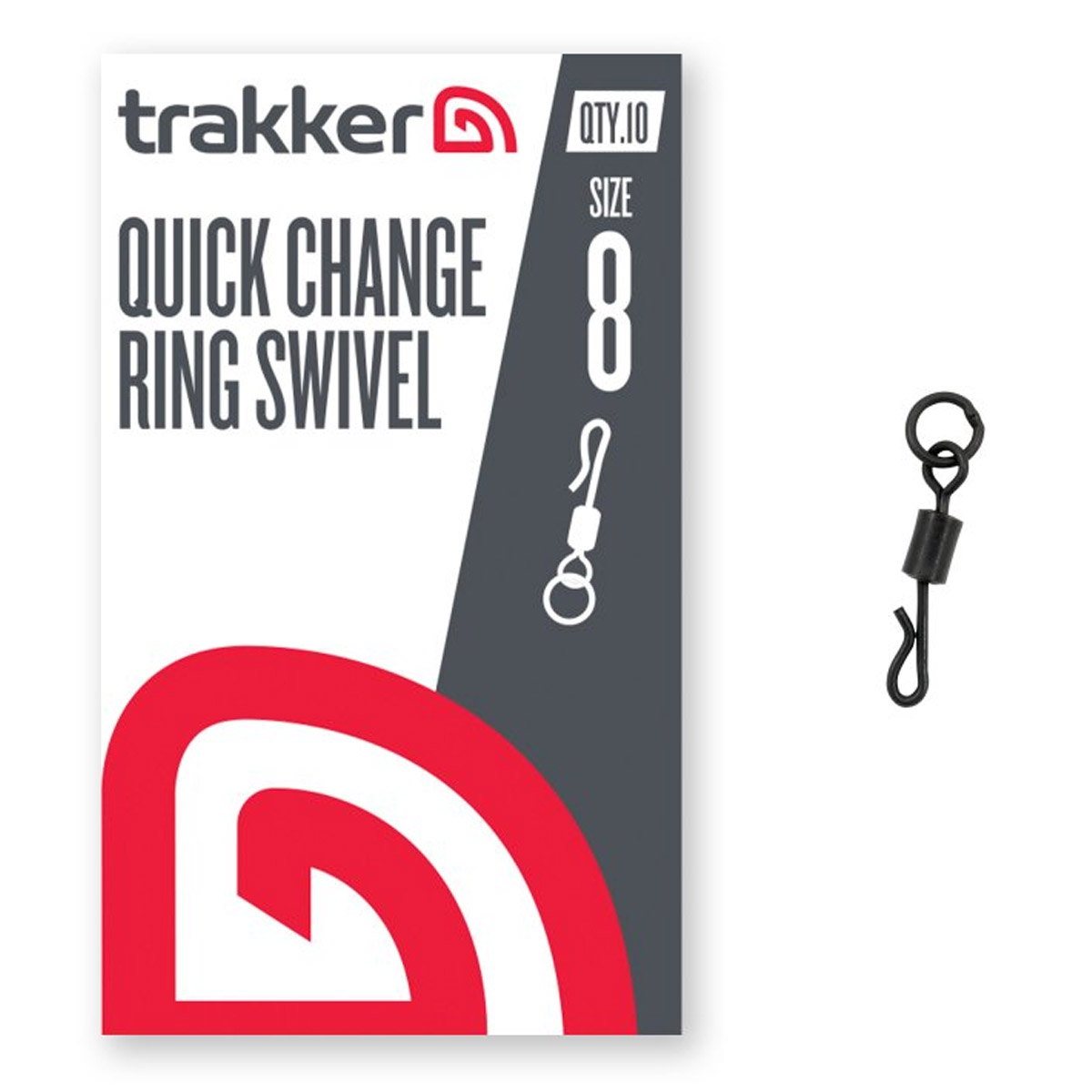Trakker Quick Change Ring Swivel - Size 8