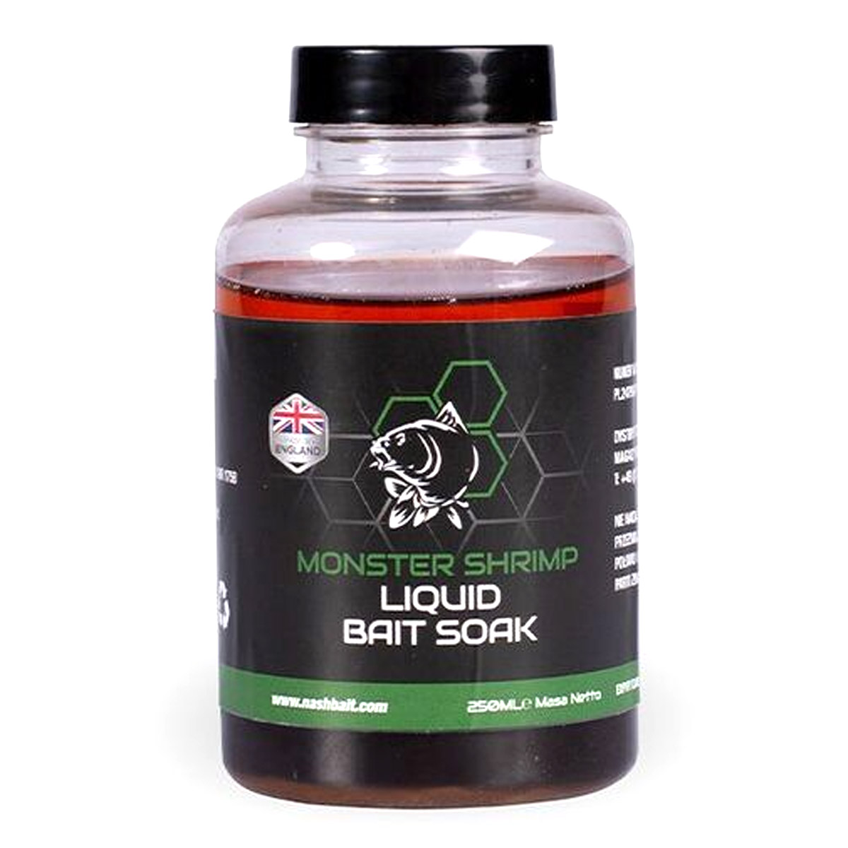 Nash Bait Monster Shrimp Liquid Bait Soak 250 ML