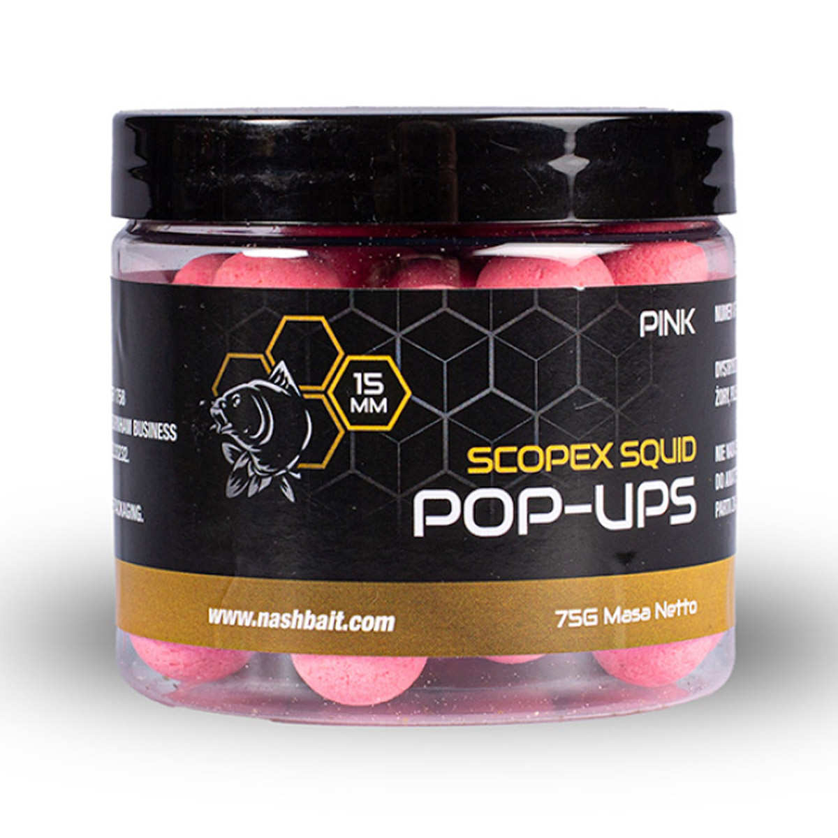 Nash Bait Scopex Squid Pop-Ups Pink