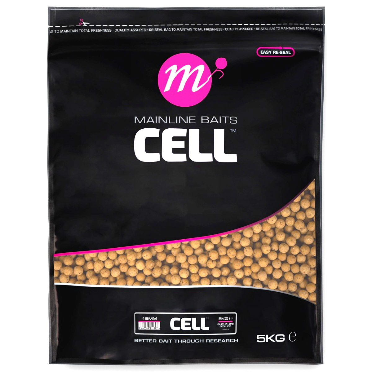 Mainline Shelf Life Boilies Cell 5 KG -  15 mm